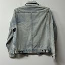 Brooklyn Cloth Trademark Brooklyn Denim jacket size medium Light Wash Denim Boho Shabby Chic Photo 7