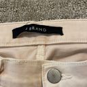 J Brand  Ivory Distressed Skinny Mid Rose Crop Jeans Photo 3