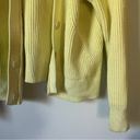 Banana Republic Yellow Chunky Knit Button Front Classic Cardigan Sweater Medium Photo 3