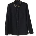 Forever 21  black button down shirt S Photo 0