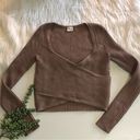 Abercrombie & Fitch  Luxloft Wrap Sweater | Size Medium Photo 0