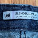 Lee Slender Secret Lower On The Waist Bootcut Embroidered Dark Blue Jeans, size 12 Photo 1
