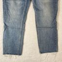 Gap  Sz 12 / 31R High Rise Cigarette Denim Blue Jean Light Indigo Wash Button Fly Photo 2