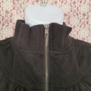 Better B. Retro black vertical stripped puffed shoulder bolero jacket 

size large Photo 5