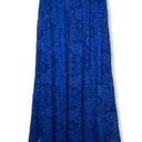 LuLaRoe  Lucy Cobalt Blue Lace Maxi Skirt NWT Photo 2