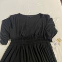 Tiana B  Dress Knee Length Elastic Waist V-Neck 3/4 Sleeve NWT Small Photo 4