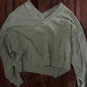 Aerie Green Sweatshirt Photo 0