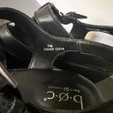 B.o.c Black Leather Clogs Size 7 Photo 2