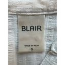 Blair  Button 3/4 Sleeves Women’s Top White Size Small Photo 3