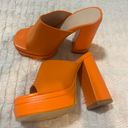 orange heels Size 5 Photo 0