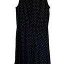 Loft  V-Neck Midi Sleeveless Polka Dot Dress Photo 9