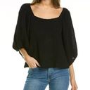 Michael Stars  Black Kate Square Neck Top Size X-Large Photo 0