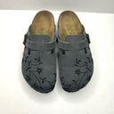 Birkenstock  Papillio Grey Boston Wool Clogs Photo 1