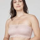 Spanx  Undie-tectable Better Bandeau Lace Bra Size Large L Crema Blush NEW Photo 0