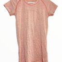 Lululemon  Swiftly Tech Short Sleeve Crew Jewelled Magenta Peach Fuzz RARE 8 Photo 7