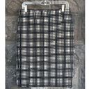 Dalia Collection  Black White Caged Print Tweed Wool Blend Pencil Skirt Size 4 Sm Photo 3