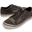 Crocs Hover Brown Leather Lave Up Sneaker Men’s 9 Women’s 11 Photo 12