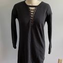 American Eagle Outfitters Lace-up Sweatshirt Dress- Size XS- NWT Photo 0