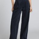 Everlane The Corduroy Way High Drape Pant Navy Blue Wide Leg Trousers NWT Size 4 Photo 0