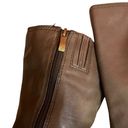 Jeffrey Tyler  Brown Soft Leather Mid Calf Side Zipper Boots Women Sz 7.5 Photo 7