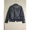 Pelle Studio Adult‎ Jacket Medium 100% Leather Black Y2K Bomber Photo 10