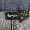 Xhilaration Jeans Capri Womens Size 11 Denim Womens Mom Pants Ankle Cropped Medium Wash Photo 2