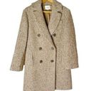 Vince  New Boucle Wool Twill Double-Breasted Peacoat Beige Women’s Size XS Photo 0