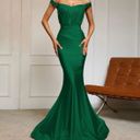 Boutique Dark Green Mermaid Prom Dress  Photo 1