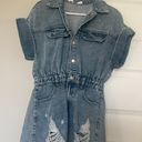 Denim Romper Photo 0