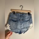 Mossimo Denim  cut off short with lace on sides Photo 4