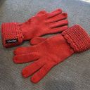 Calvin Klein  Red Knit Gloves Photo 0