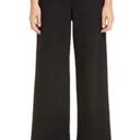 St. John  Sport Black Wide Leg Wool Ankle Pants M Photo 0