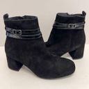 Paul Green  Boots Size 6US Black Sydney Italian Leather Block Heel Side Zip NEW Photo 3