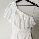 Elliatt  Chaebol One Shoulder Mini Dress Ivory Size XS Photo 3