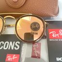 Ray-Ban  Sunglasses Round Double Bridge Gold Size 51mm Photo 3