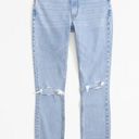 Abercrombie & Fitch  The Skinny High Rise Distressed Jeans Sz 28 Photo 0