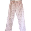 Guess NWOT  1981 Eyelet Straight Jeans Peach / Pink Size 27 Photo 6