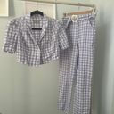 Urban Outfitters Purple Gingham Set Photo 1