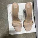 BP  Naomi Clear Block Heel Size 7.5 Photo 2