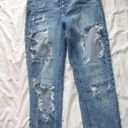 Tinseltown Medium Blue Jeans With Rips Photo 1