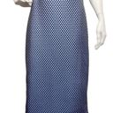 ECI Beige by  Women’s 10 navy and white polka dot sheath Ombre Dress Photo 4