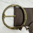 Chico's  Wide Brown Genuine Leather Boho Belt Size Medium M Womens Photo 14