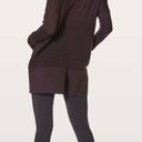 Lululemon Sit In Lotus Wrap II Black Cherry Cardigan Photo 9