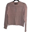 360 Cashmere NEW  Abbot Crew Neck Sweater in Adobe Pink Photo 1