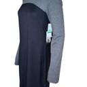 Karen Kane  Women's Large Gray Black ColorBlock Long Sleeve Midi Dress $108 NWT Photo 2