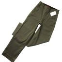 Spanx NWT  20312R Stretch Twill Cropped Wide Leg in Darkened Olive Khaki Pants XS Photo 0