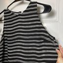 ALC Frank ALC | ‘Anise’ Silk Striped Tank Top - Black and White Photo 3