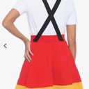 Disney Mickey Mouse Suspender Skirt sz L Photo 1