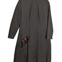 60's Lorac Original Polyester Midi Dress Attached Scarf with Fur Tassels Size undefined Photo 0