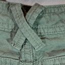 Calvin Klein Jeans Linen Blend Shorts Women’s Size 2 Olive Preowned Photo 2